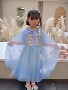 PRINCESS KESLI  ชุดเอลซ่า ชุดเจ้าหญิง เดรสเจ้าหญิงเด็ก ชุดราตรีชุดเดรสยาวเด็ก 1-7 ปี