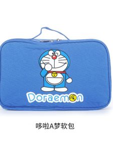 Outdoor Mahjong Accessory Soft Bag Cartoon Storage Box Home Dormitory Mahjong Pack Silk Surface Real Wood Desktop Protection