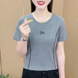 HUAXUNRAN | Fashionable Loose-Fitting T-Shirt for Women 2025 Summer