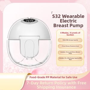 HULEZHI | Hands-Free Quiet Strong Suction Pain-Free Breast Pump
