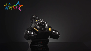 LED Universe Planet 80W Disco Light พร้อมรีโมท ไฟเวที RGBW + เลเซอร์ + แฟลชทอง DMX512 สำหรับปาร์ตี้ คอนโด ผับ บาร์