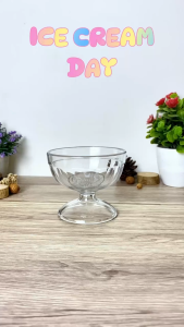 GELAS ICE CREAM Bening 250ML FROST CRYSTAL ACG07 ONYX 8140160 / 250ml clear ice cream glass onyx