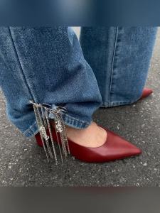 Ingemark 2025 New Fashion Unique Metal Tassels Foot Ankle For Women Beach Foot Chains Jeans Dress Accessories Aesthetics Jewelry