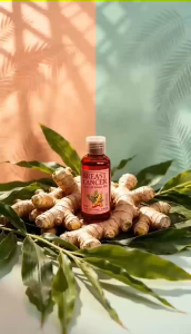 Breast Cancer Herbal Solution Oil 60ML- Red bottle with herbal ingredients - For breast problems