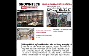 Mic karaoke bluetooth GrownTech cầm tay không dây YS 98 âm bass trầm ấm tích hợp song ca