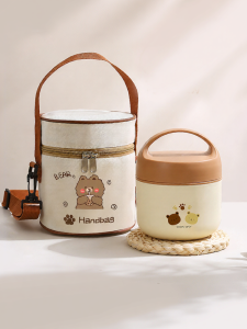 YOULUNMEI | Portable Insulated Microwave Safe Lunch Box