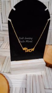 Kalung Nama Emas Tahan Lama & Anti Karat: Zedd Jewelry