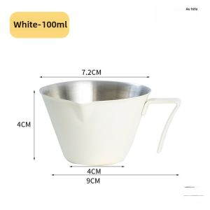 Jojos L PD Stainless Steel Coffee Cup Measurement Cup Extraction Cup 304 Material Precision Coffee Making Tools