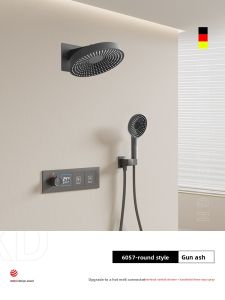 DXD | Wall-Mounted Concealed Shower Set with Thermostatic Showerhead