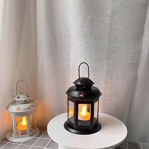 2 sets per set Nordic style portable star-shaped hollow candle holder used for home decoration and Party candles or gift