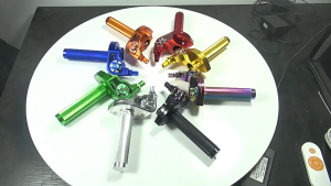 Motorcycle Throttle Twist Grips 22mm CNC Aluminum Grip With Cable Accelerator Moped Scooter