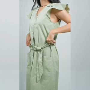 Bodytalk Dress Wanita Edlin Light Green Online 72098T5LN