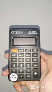 Kalkulator Saku Citizen 12 Digit AA Battery Power - LC 312 N / LC-312N