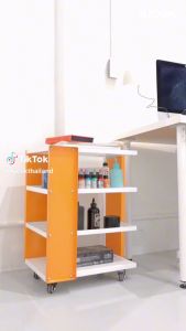 [จัดส่งพร้อมติดตั้งฟรี] KIOSK ชั้นเก็บของอเนกประสงค์แบบล้อเลื่อน รุ่น Tiny Loft