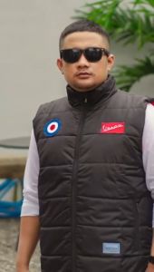 ROMPI PRIA VESPA BORDIR PREMIUM ANTI AIR / Jaket Vest parasut Cowok motor pelindung dada
