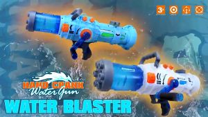 Water Gun Blaster Hand Crank Burst Guns Swimming Pool Toys Kids Boys Machine High Power Outdoor Big Huge Air Tembak XD36