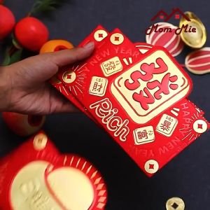 [HCM 2024] Bộ 4 bao lì xì Tết Quý Mão 2023 Mèo hoạt hình 4 kiểu khác nhau kiểu phong thư độc đáo - LX013 LX020