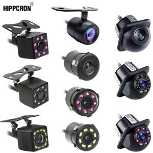 Hippcron Camera Quan Sát Phía Sau Với 8 Đèn LED Tầm Nhìn Ban Đêm HD Chống Nước CCD Tự Động Đỗ Xe Màn Hình Cho Xe Lùi