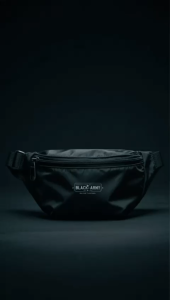 Waistbag tas pinggang selempang pinggang bahu cowok keren kekinian pria hitam Black Army