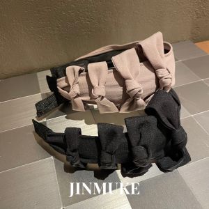 Jinmuke Wide Edge Hairband Multiple Butterfly Knots Stylish New Product Fashionable Hair Accessories Elegant Headwear