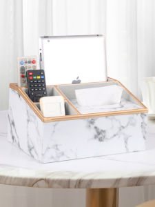 Multifunctional Remote Control Storage Box Creative Nordic Household Living Room Coffee Table Tissue Box Minimalist Napkin/Tissue Holder