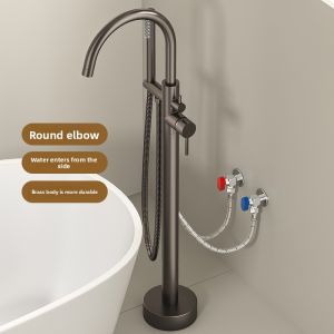 MEIZIJIE | Solid Copper Freestanding Tub Faucet Wall-Mount No Drilling