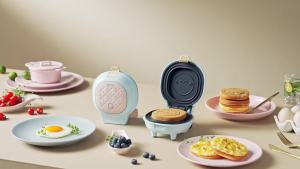 Breakfast Bread Waffle Maker Bread Baking Machine Sandwich Maker Sandwich Maker Waffle Maker Household  Electric Baking Pan 早餐机