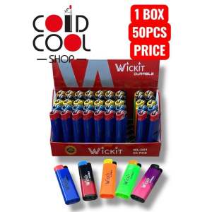 【BULK】🔥WICKIT Disposable Lighter🔥 | Nylon Body | Quality Gas Lighter