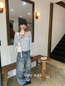 Korean Style Autumn Hot Girl Slim Fit Designer T-shirt Long Sleeve