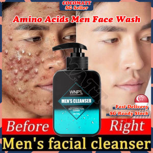 ❤️SG stock❤️ Facial wash men / Amino acid cleanser / Blackhead oil control shrink pores firm skin / Acne cleanser / Men face wash 氨基酸男士洗面奶