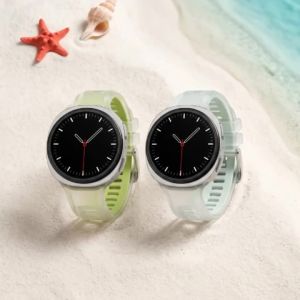 Jelly transparent silicone strap compatible with Samsung Galaxy Watch 9/8 40/44mm Galaxy Watch 8 Classic 46mm sports bracelet