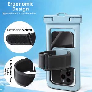 GUOQI | Touch Screen Transparent Water-resistant Phone Pouch for Surfing Swimming Drifting