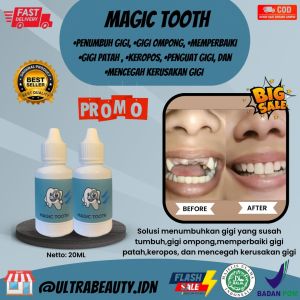 <TERLARIS> 3-5 HARI PENUMBUH GIGI RUSAKPATAHOMPONG CEPATAMPUHDAN PERMANEN {MAGICTOOTH} Obat penumbuh gigi terbaik / pemutih dan penghilang karang gigi alami / BPOMHALAL[COD/BAYAR DITEMPAT]