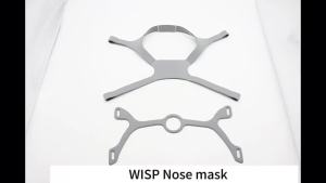 Wisp Fabric Frame Nasal Mask Respirator For Sleep Apnea Anti-Snoring Headband CPAP