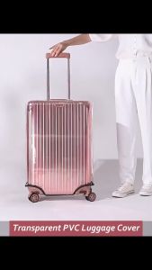 Transparent PVC Travel Luggage Bag Protector Cover