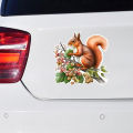 Squirrel in Tree Car Sticker Decoration  Waterproof Vinyl Decal Car Accessories Decor. 