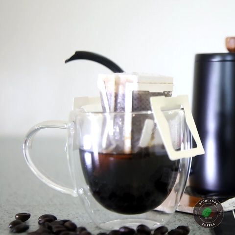 Highlands Dripper Highlands Coffee - 10 pcs Premium Drip Coffee | Lazada PH