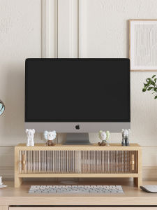 Desktop Computer Monitor Stand Riser Base Office Desk Organizer Boxed Heightened Pad Support Simplistic Universal Accessory