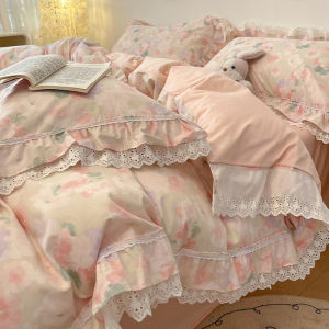 Kiss Dear | Princess French Style Pure Cotton Lace Bedding Set