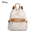 Disney's official authentic strawberry bear series coated canvas printed old flower PVC backpack mini women's wear. 