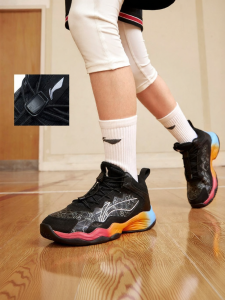 LI-NING KIDS | Shock Absorption and Rebound Boys Basketball Shoes