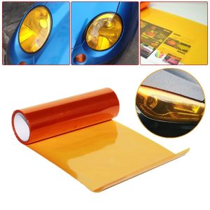 30x60cm Amber Orange light film Car Fog Light Headlight Taillight Tint Vinyl Film Sheet Sticker Auto Body Film Cover Car Styling