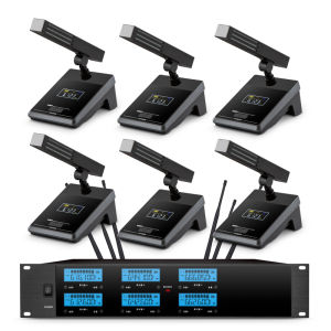 Wireless Microphone Headset Lapel Earphone Wedding Stage Performance Professional U Segment One Drag Two Four Six Eight