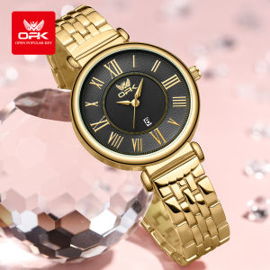 OPK นาฬิกากันน้ำปฏิทินสแตนเลสควอทซ์สแตนเลสสำหรับผู้หญิงของแท้ - นำเข้าใหม่ล่าสุด OPK นาฬิกา การฉีดฟิลเลอร์ใต้ตา ความปลอดภัย รวมทั้งสิ้นและคุณภาพ