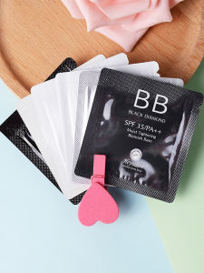 Heynature Korean Double Function BB Cream Sample: Moisturizing Sun Protection & Diamond Black Concealer for Any Skin Type