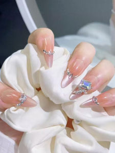 Handmade Nail Art Wearable False Nails Short Medium Long Detachable Childrens New Style Girls Removable Fake Nails