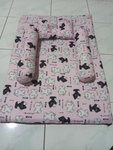 Kasur bayi lengkap dengan bantal guling dan bantal kepala