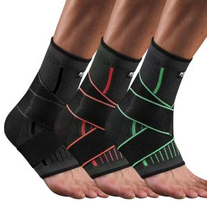 1 Pcs Ankle Support Brace Ankle Compression Sleeves with Adjustable Wraps Elastic Foot Braces Stabilizer for Plantar Fasciitis