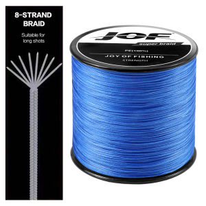 JOF Braided Fishing Line 300m/500m/1000M 8 Strand Braided Line Super Strong Multifilament Fishing line Trout 12LB-100LB Wire