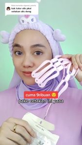 Cetakan Alis 4 in 1 Tali Karet / Eyebrow Card Bentuk Alis Makeup Murah 4 Model
